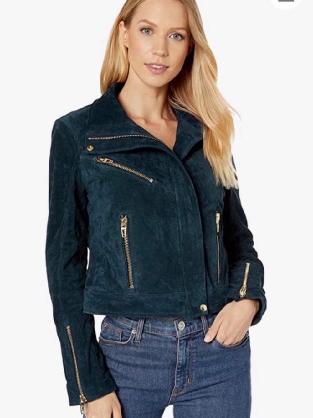 BLANKNYC Suede Leather Jacket | Size Large